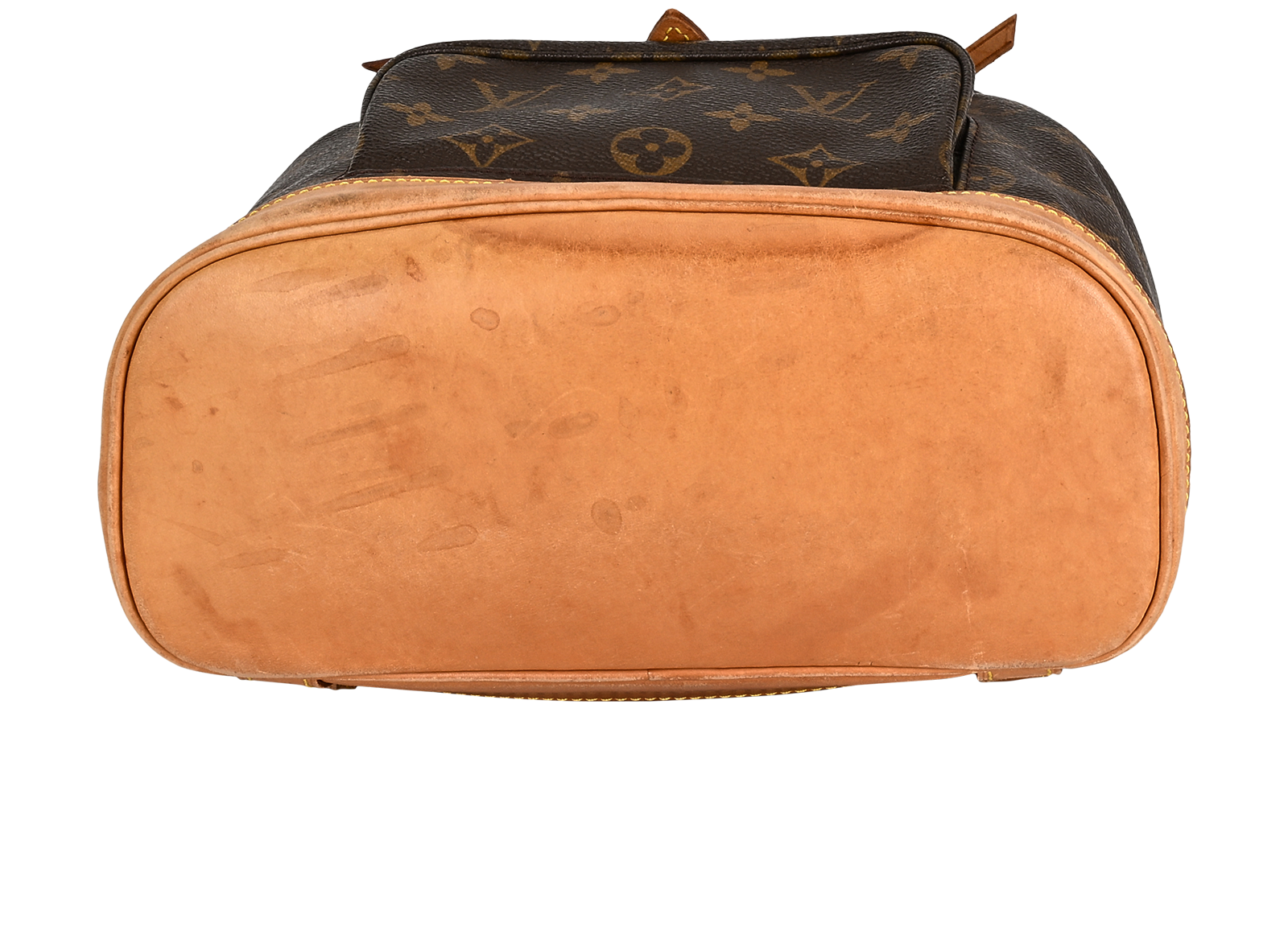 Monsieur MM Backpack, &pound;650, Handbags, Brown, Canvas, Top view